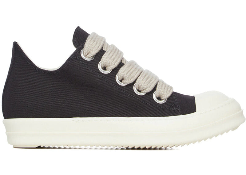 Rick Owens DRKSHDW Jumbolace Low Sneaks Black Milk