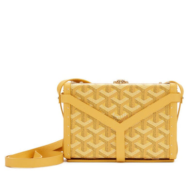 Goyard Minaudiere Trunk Bag Gold