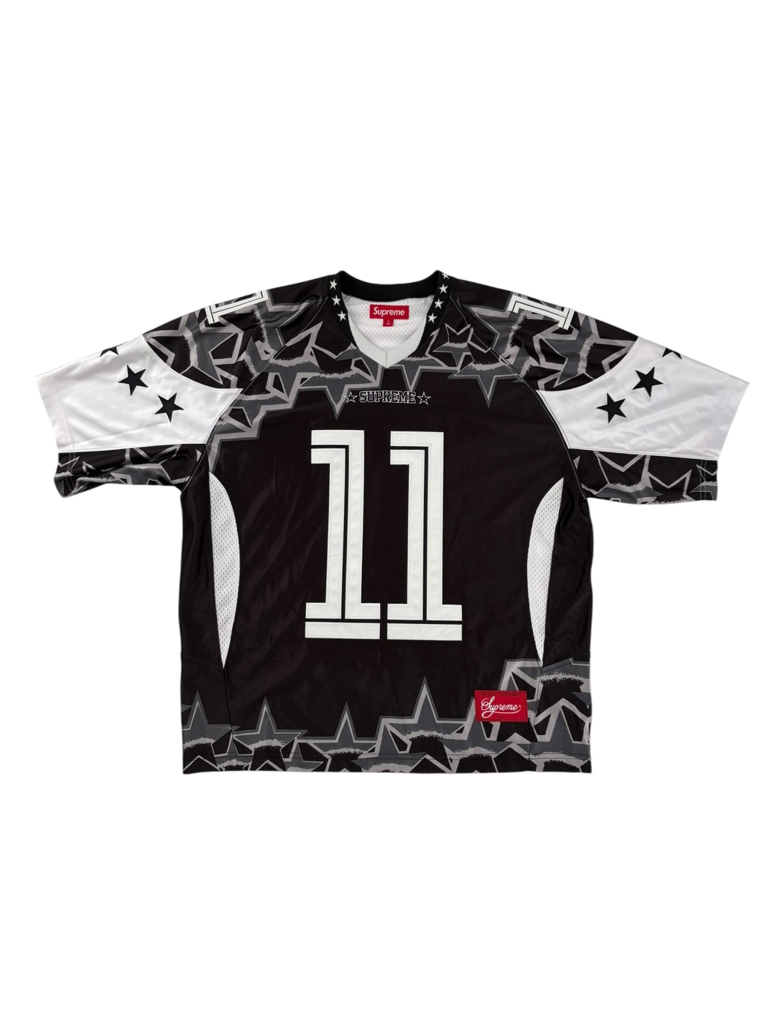 Supreme Stars Football Jersey Black