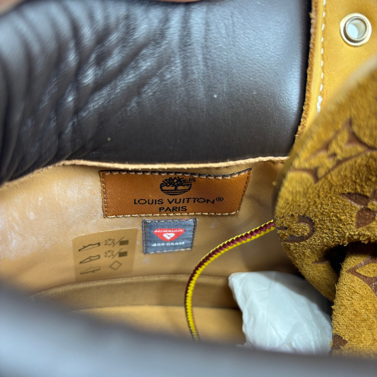 Louis Vuitton Timberland 6" Ankle Boot Wheat Monogram