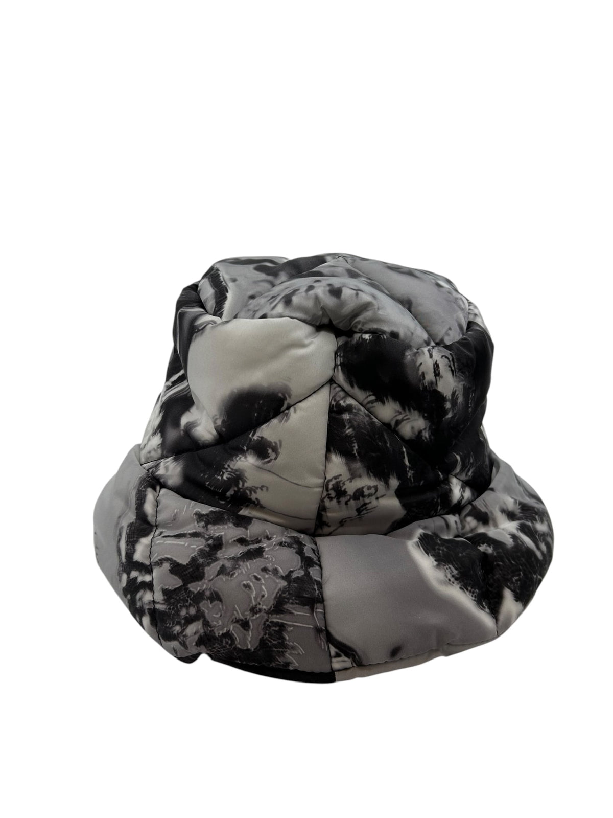 Prada Puffer Snow Camo Bucket Hat