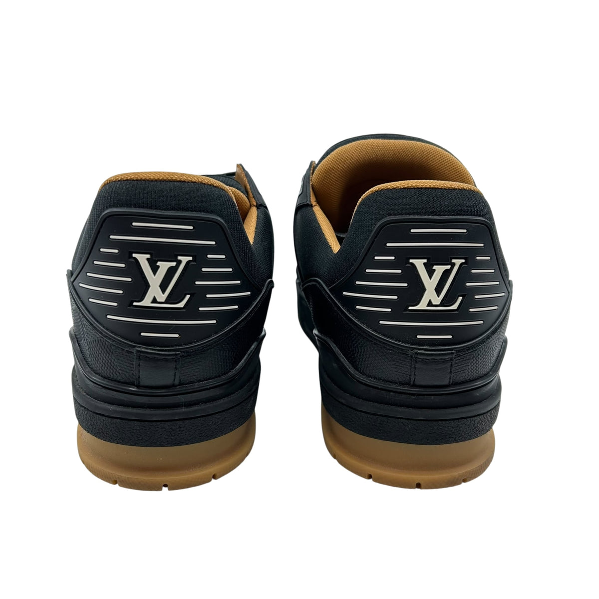 Louis Vuitton Trainer Black Gum Sole