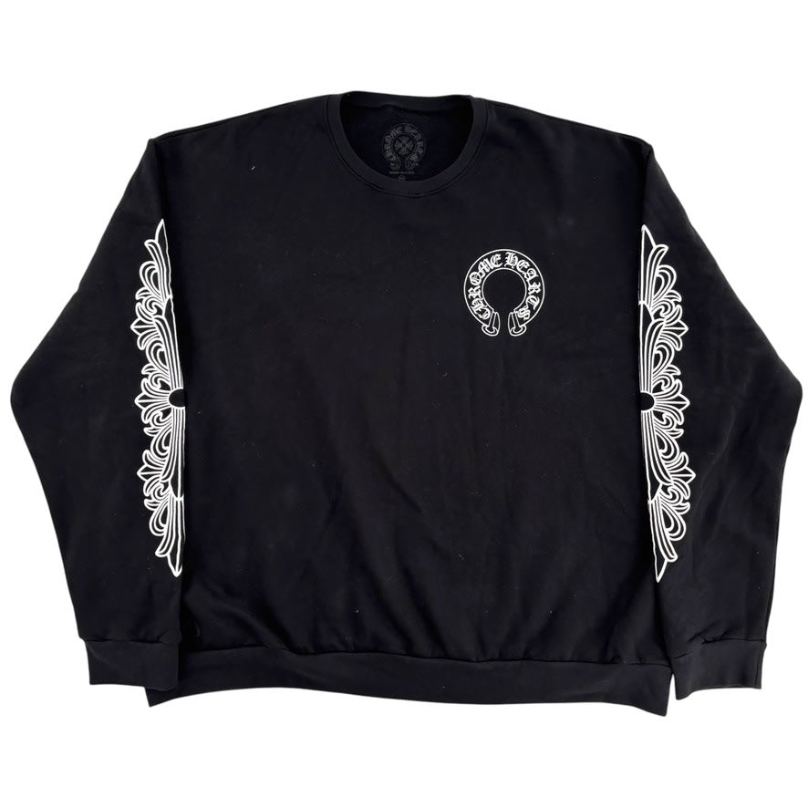 Chrome Hearts Horshoe Logo Sweatshirt Black