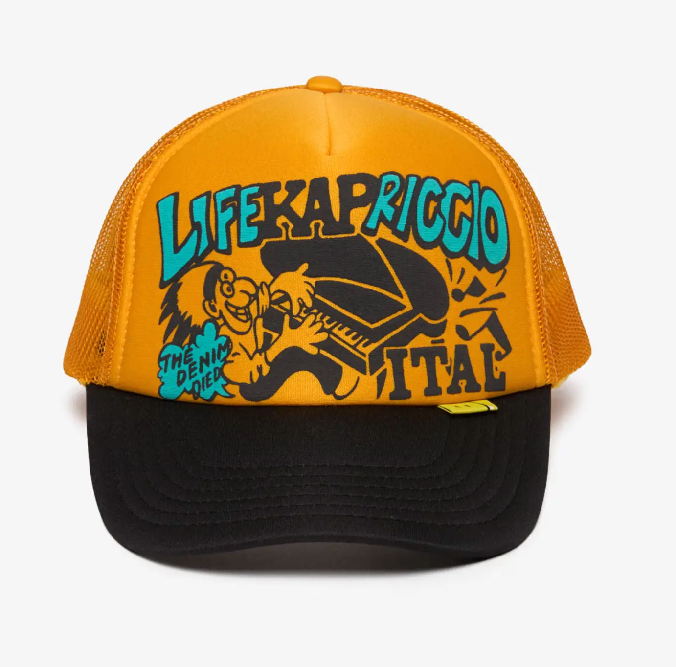 Kapital Life Kapriccio Trucker Hat Yellow