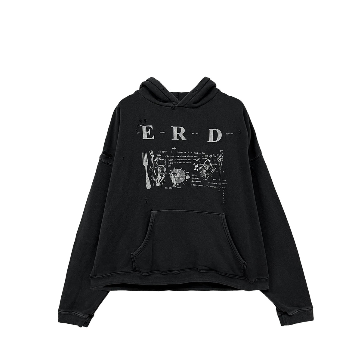 ERD My Role In The War Hoodie Black