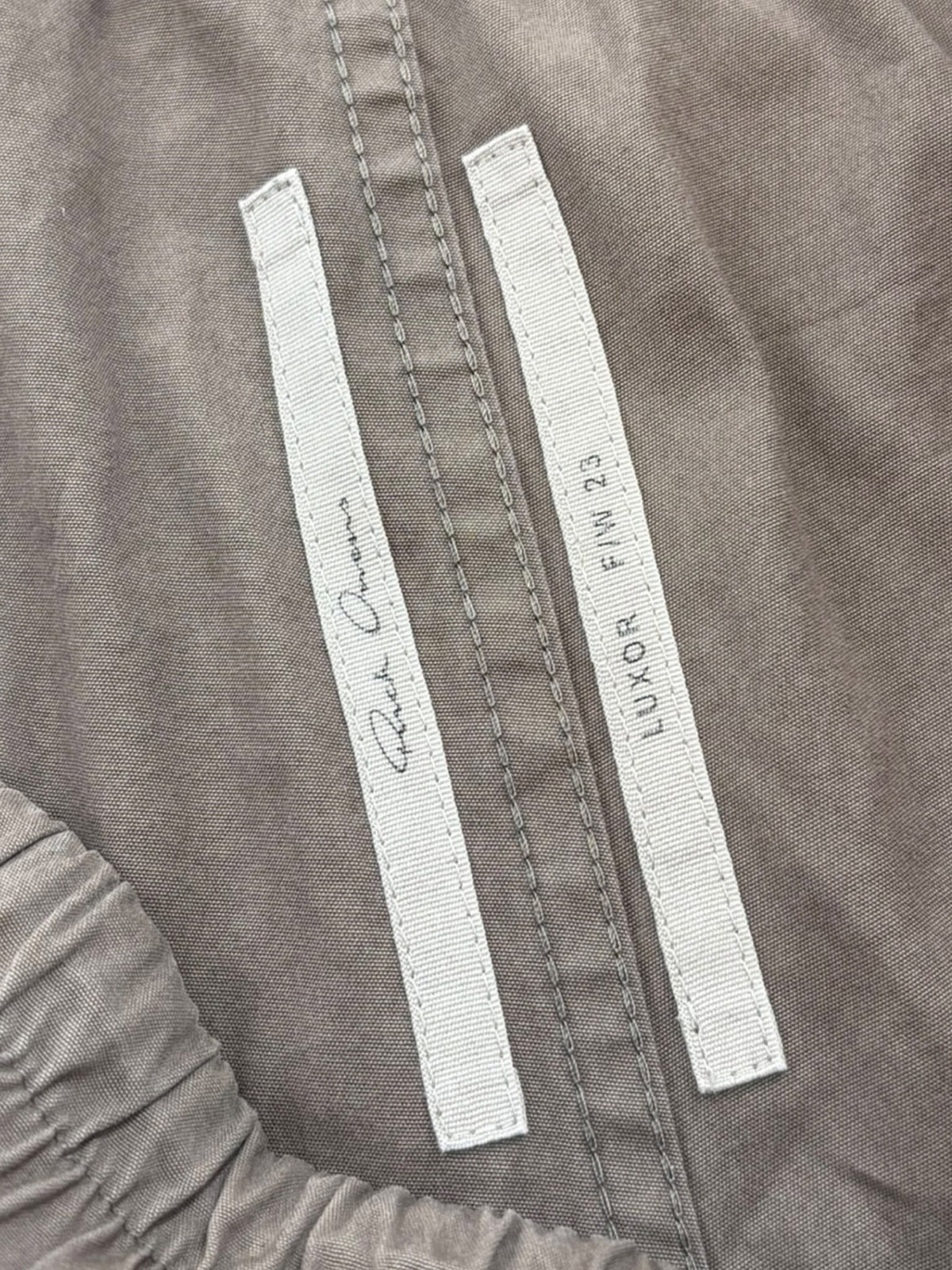 Rick Owens Bela Cargo Shorts Dust