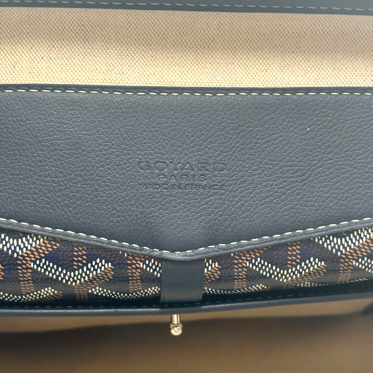 Goyard Cisalpin Backpack Navy Blue