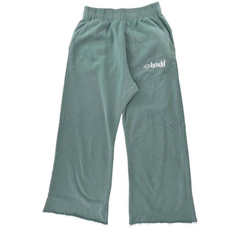 HMDD Teal Logo Wide Leg Sweatpants
