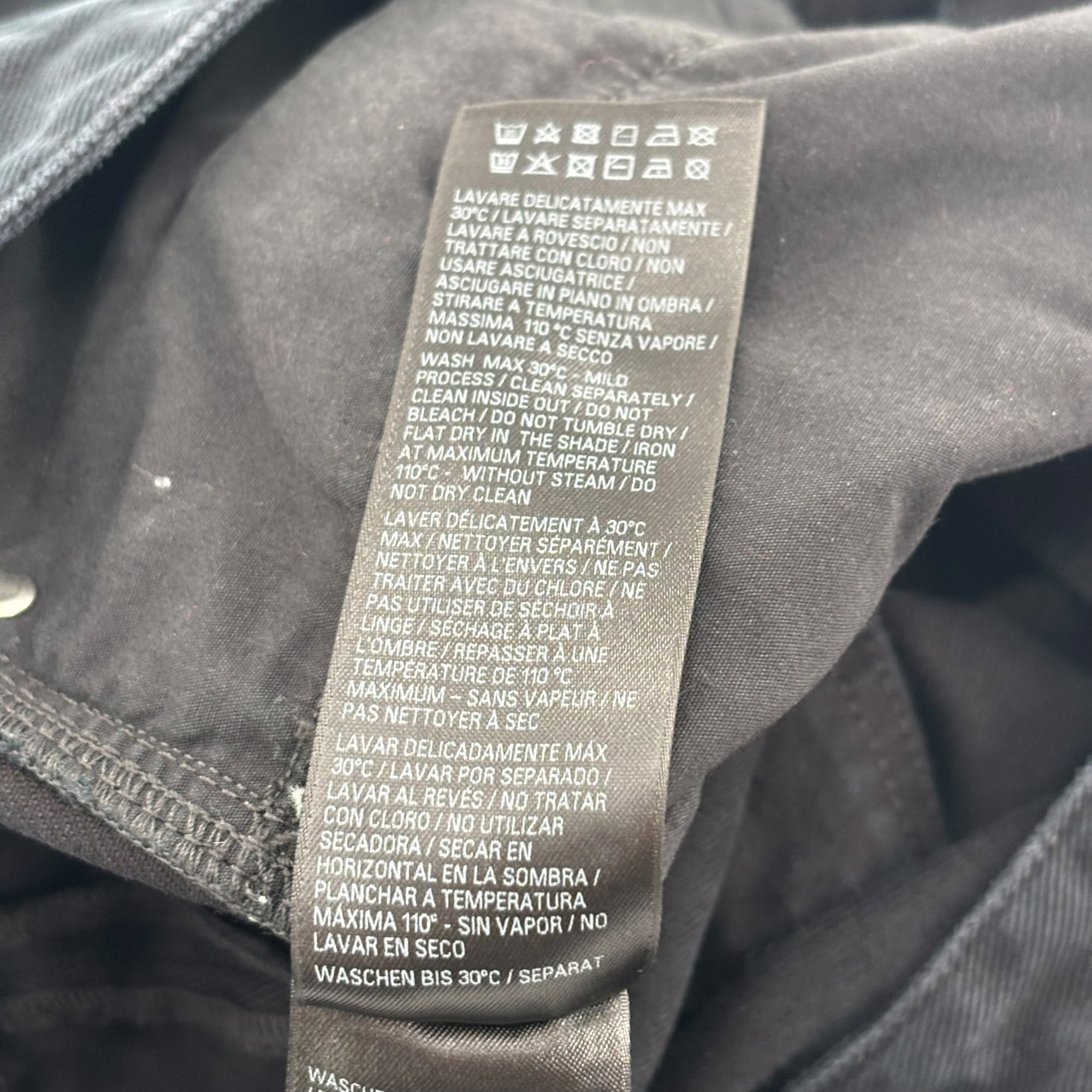 Balenciaga Flared Cargo Pants Black