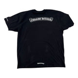 Chrome Hearts Scroll Logo Tee Black