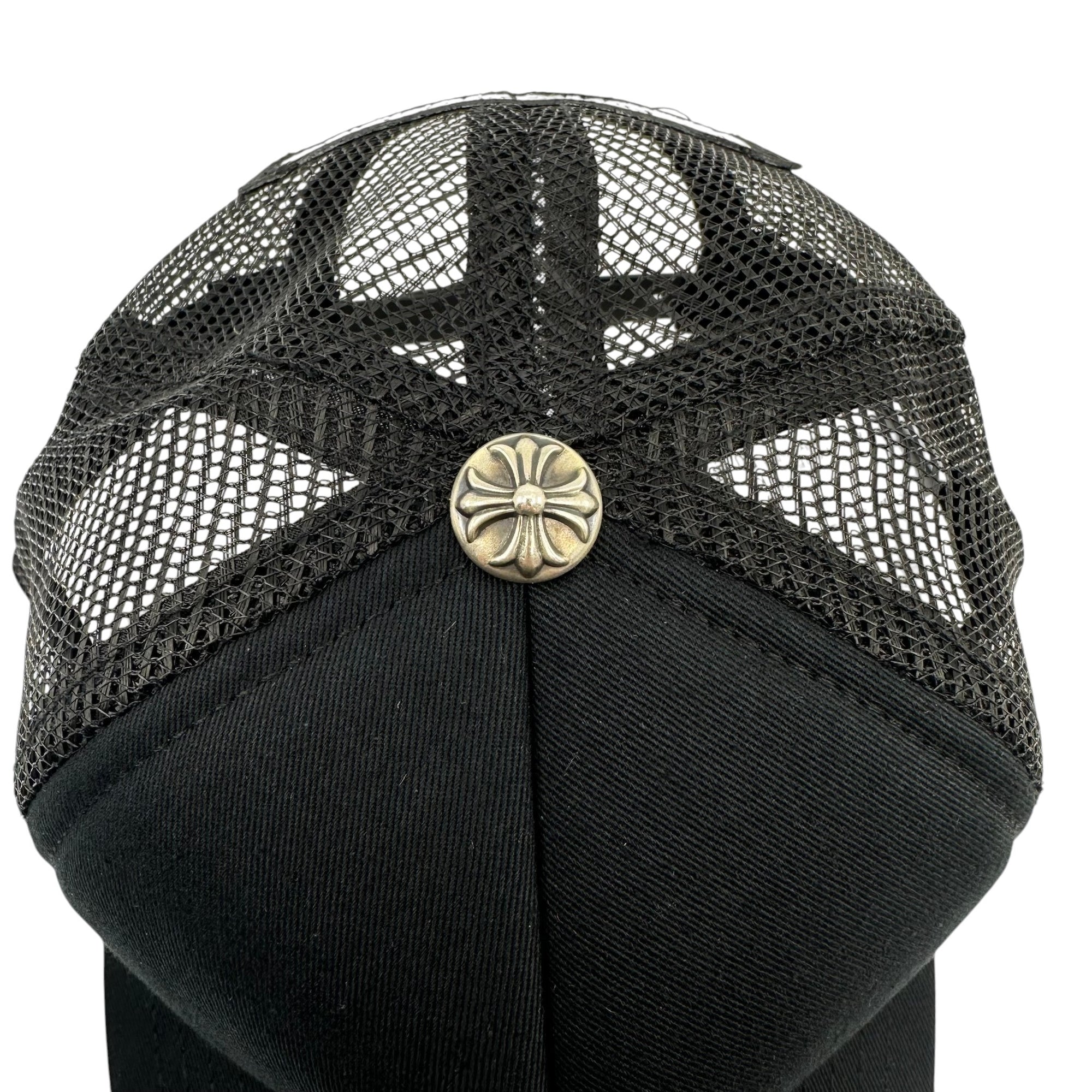 Chrome Hearts F*CK Letter Patch Trucker Hat Black