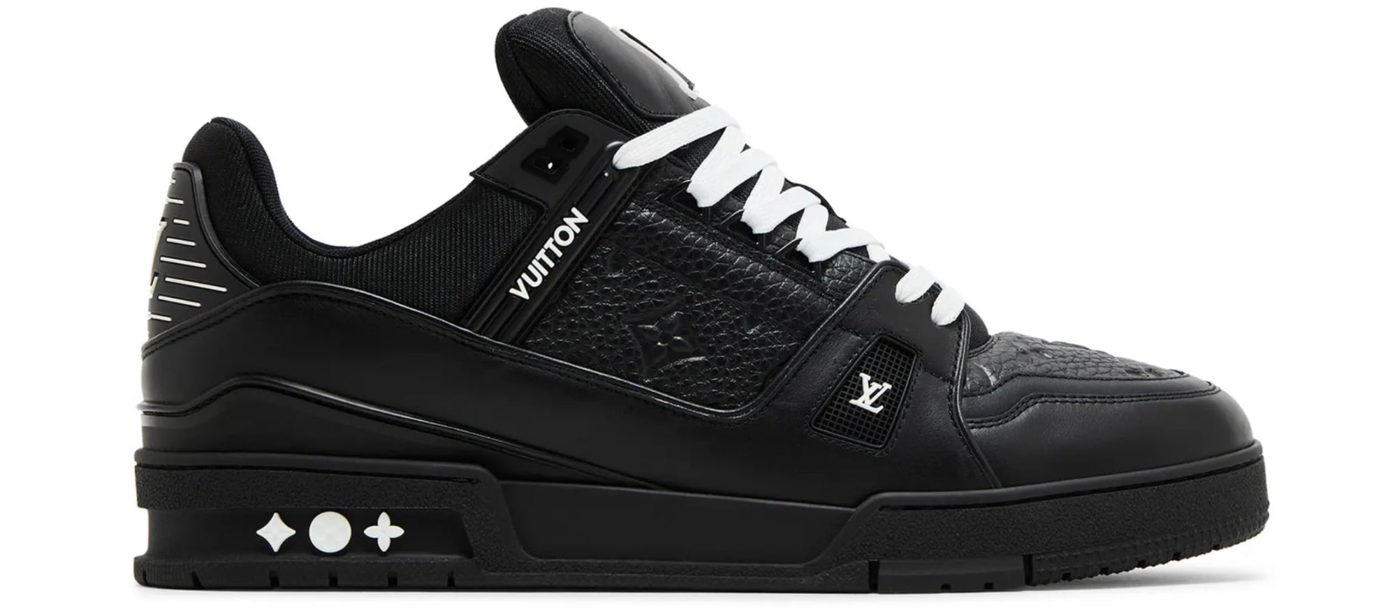 Louis Vuitton Trainer Black Embossed Monogram
