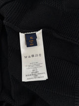 Louis Vuitton Damier Stitch Crewneck Black
