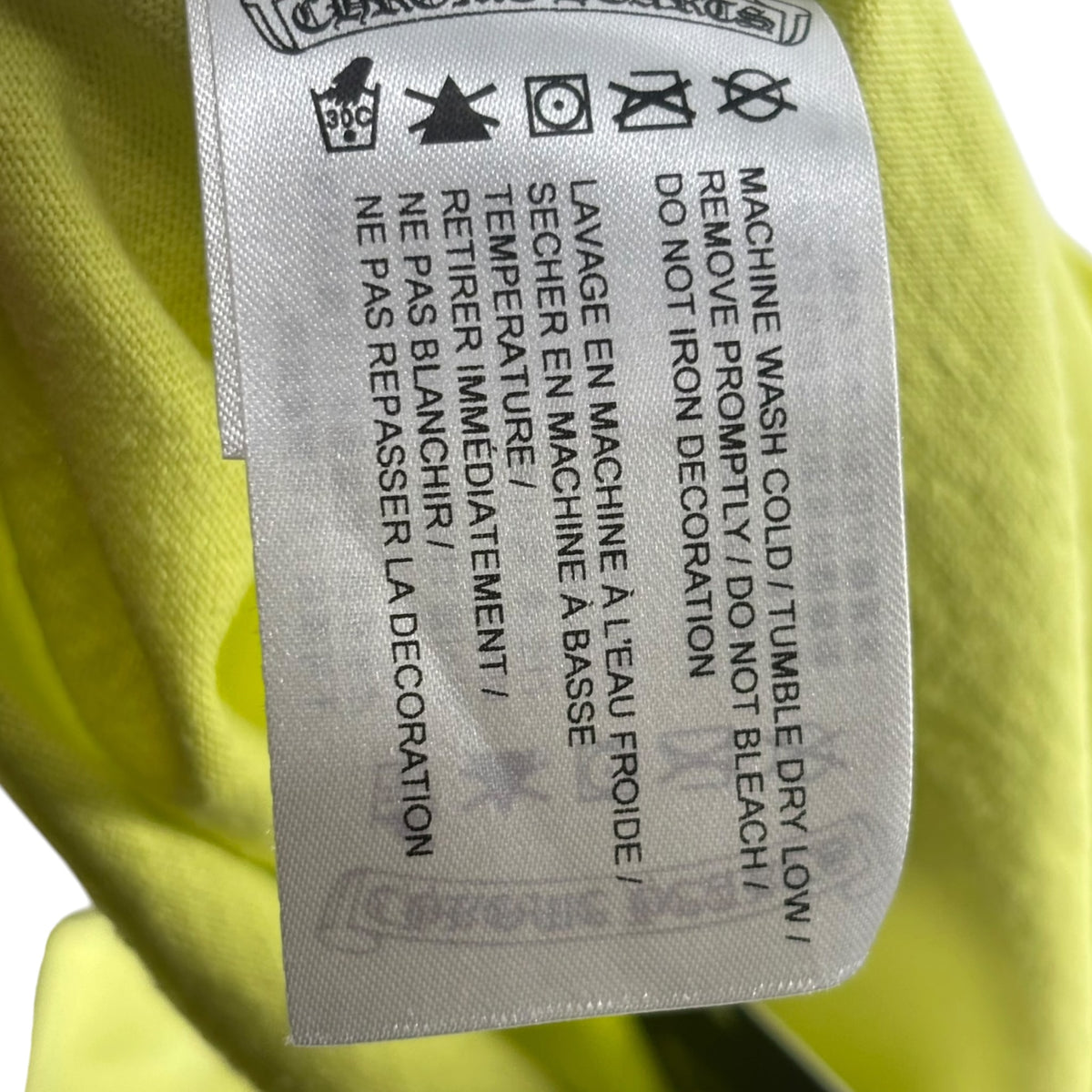Chrome Hearts Matty Boy Link T-shirt Lime Green