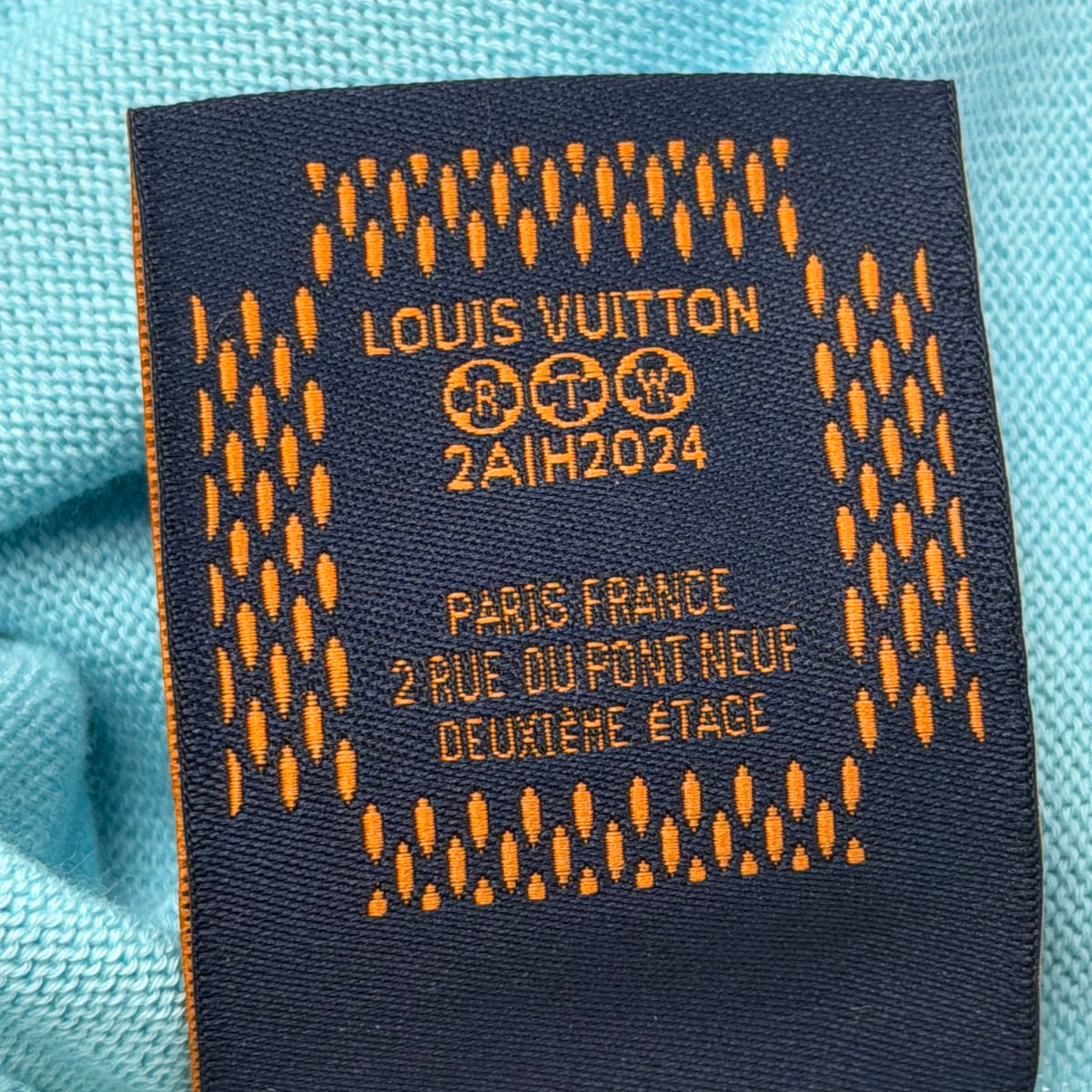 Louis Vuitton Dog Embroidery Knit Tee