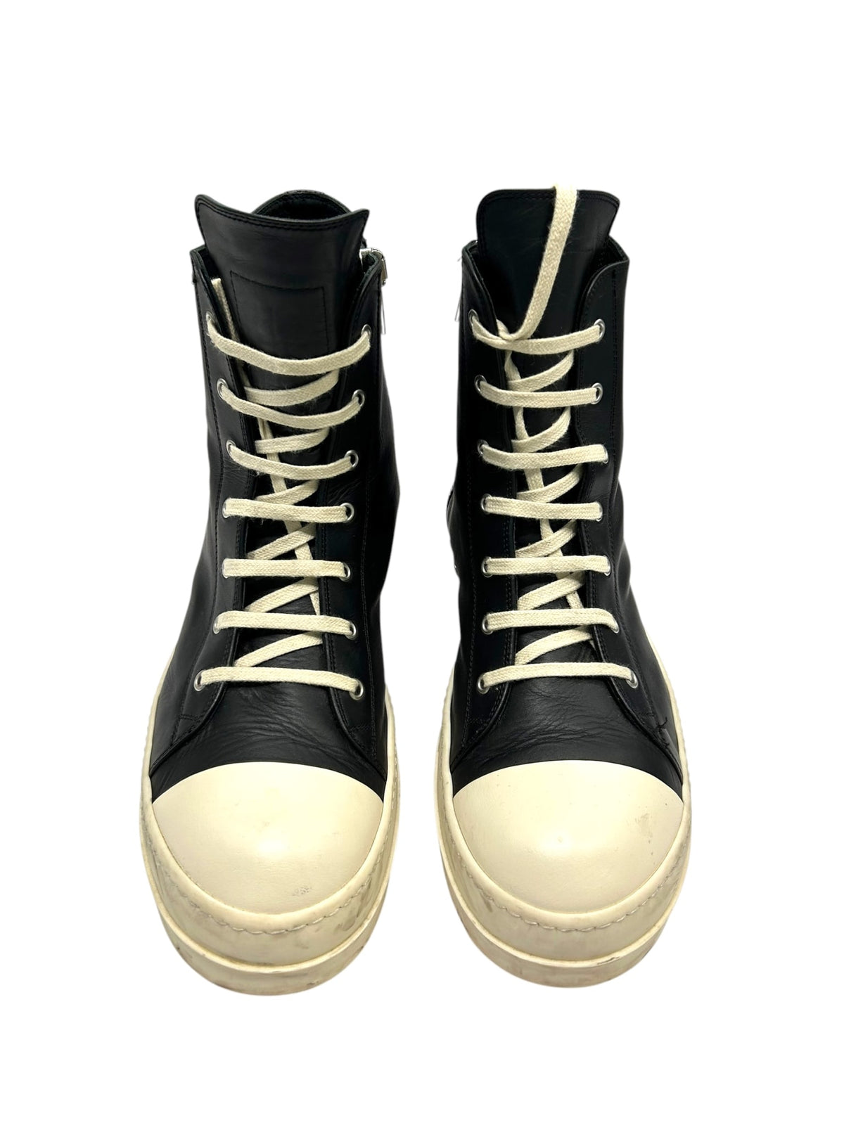 Rick Owens Ramone Leather High Top Sneaker