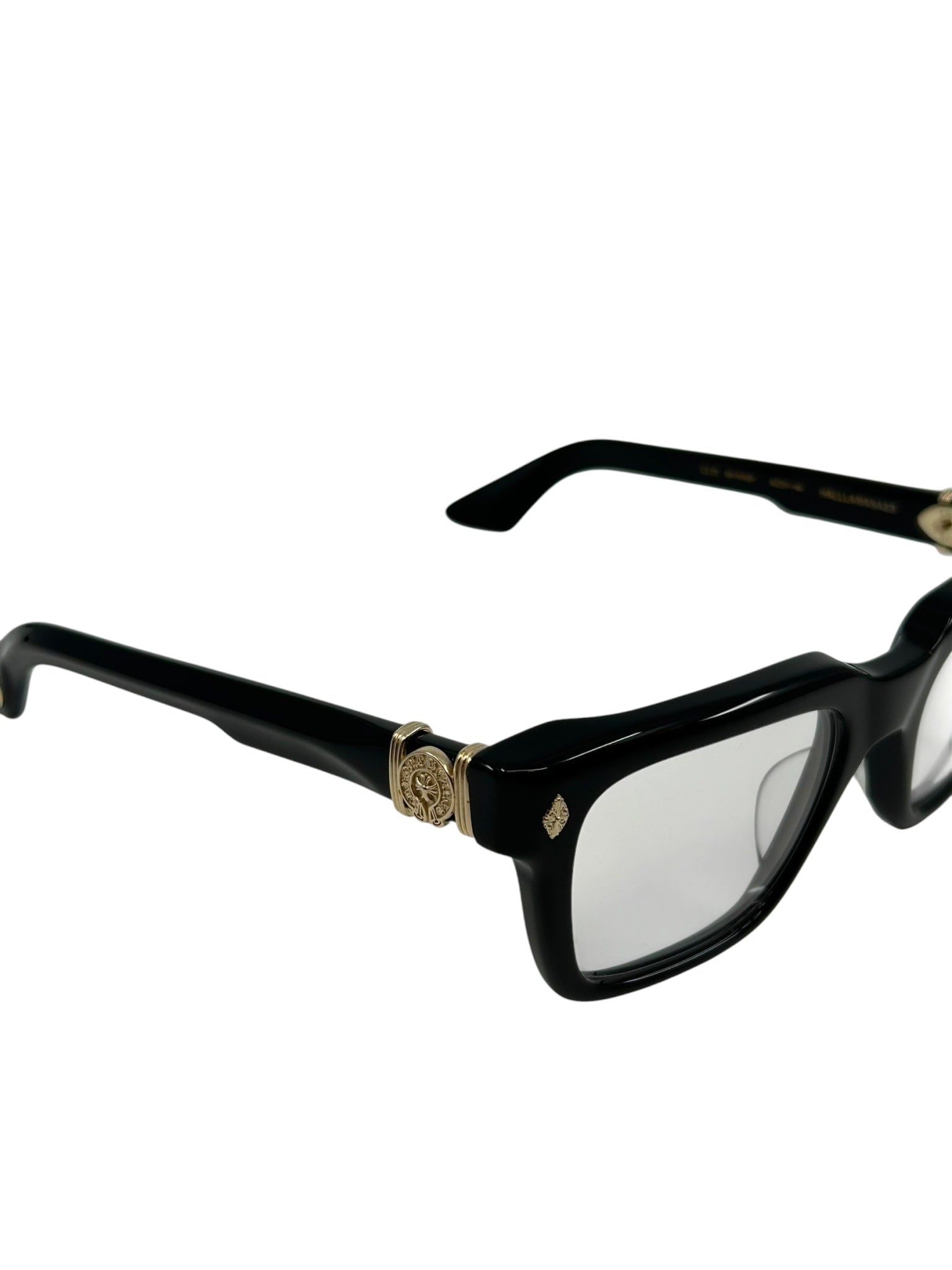 Chrome Hearts Hallamanass Glasses Black/Gold