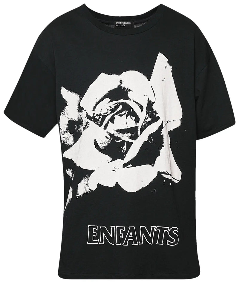 ERD Faded Rose Shirt Black White