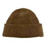 Louis Vuitton LV Crush Monogram Beanie Camel