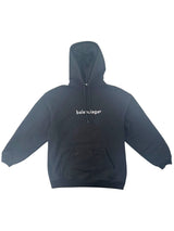 Balenciaga Mens New Copyright Medium Fit Hoodie Black