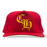 Chrome Hearts CH Silver Button Hat Red/Yellow