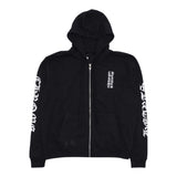 Chrome Hearts Eyechart Zip Up Hoodie Black