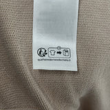 Balenciaga Metal BB Stencil Zip Up Hoodie Beige