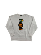 Bape Baby Milo Logo Sweatshirt White