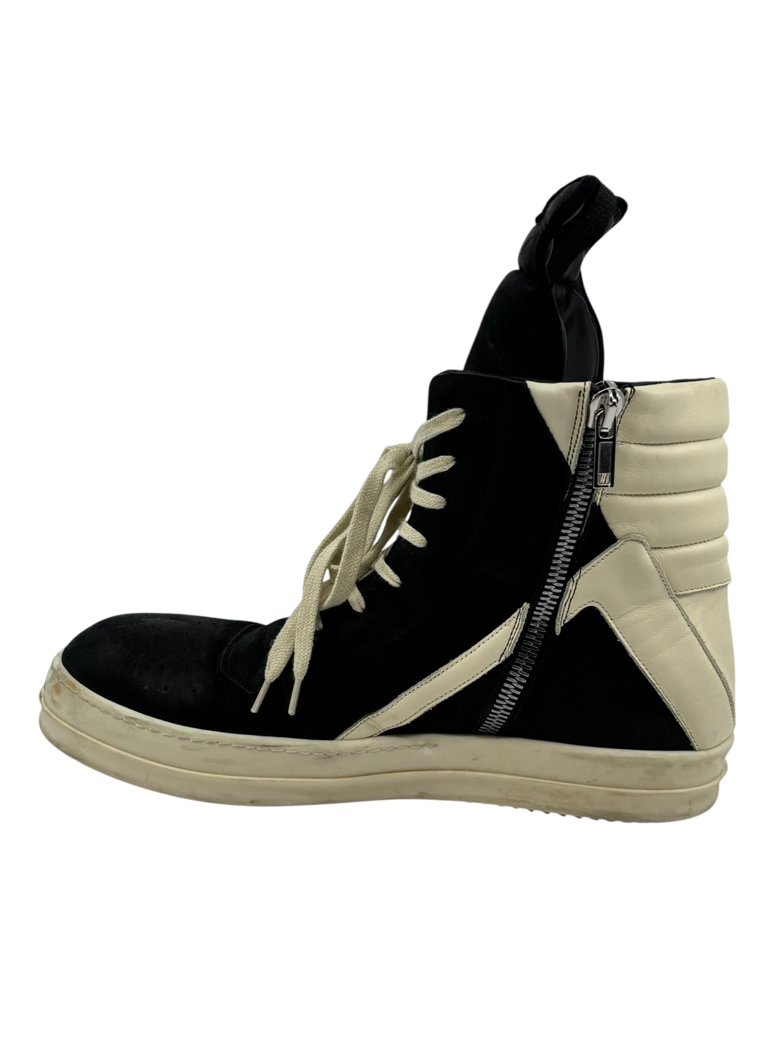Rick Owens Geobasket Black Milk