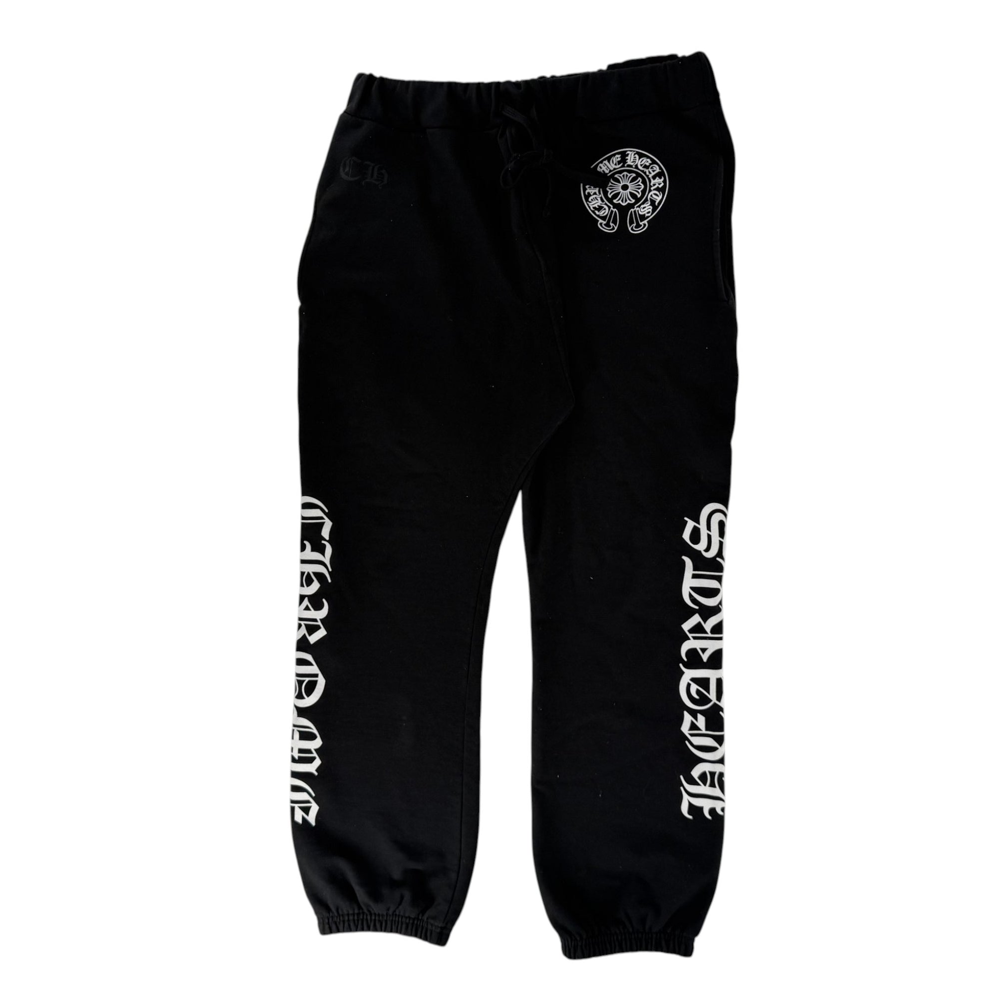 Chrome Hearts Horseshoe Logo Sweatpants Black