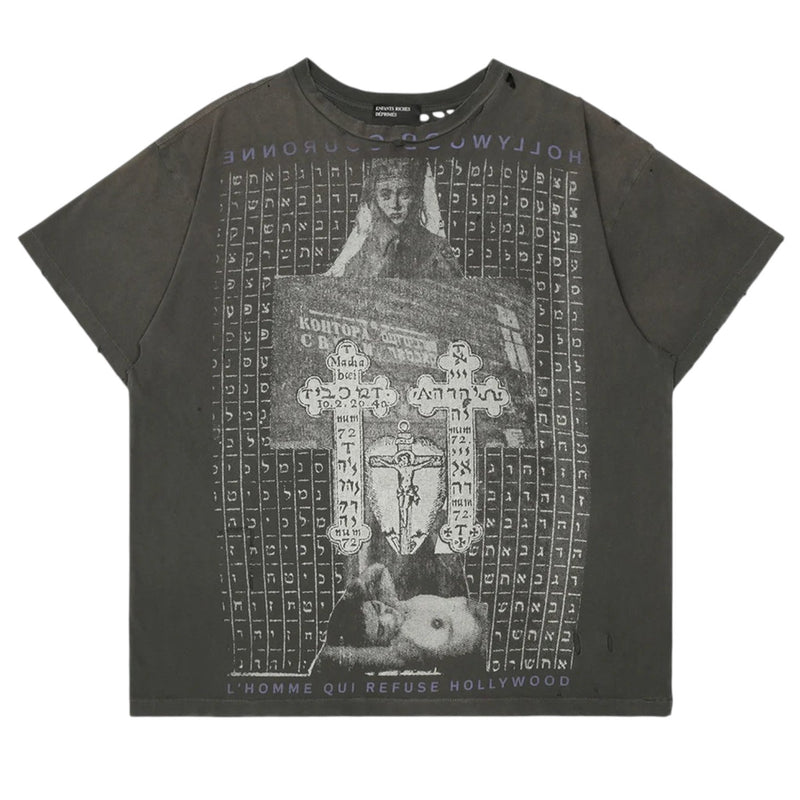 ERD Hollywood Couronne Tee Black