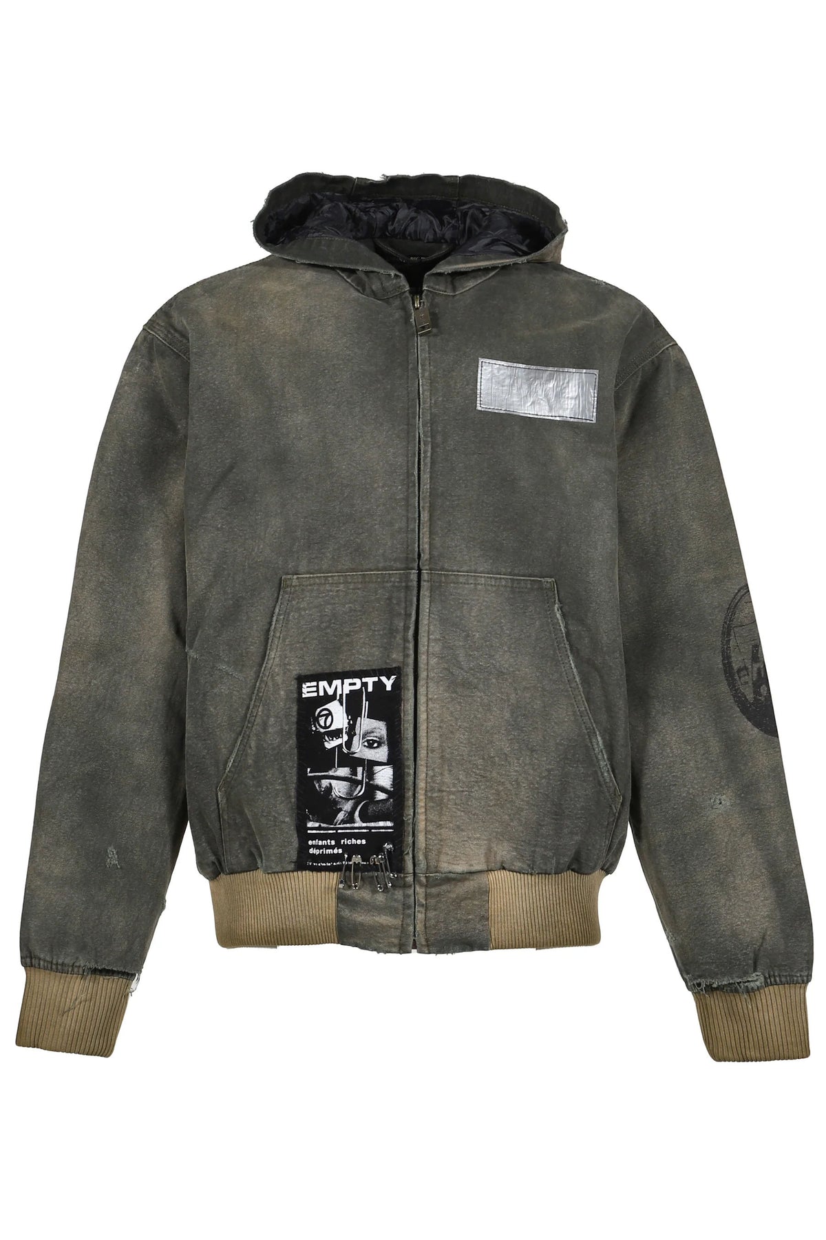 ERD War Started Hooded Work Jacket Crust Olive