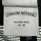 Chrome Hearts Triple Cross Patch Trucker Hat Black White