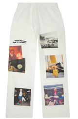 Better With Age Ricky Waffle Sweatpants White