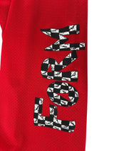 Chrome Hearts Matty Boy Mesh Varsity Pants Red