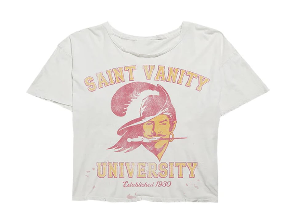 Saint Vanity Bucs Tee White