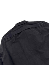 Rick Owens Cotton Twill Jacket Black