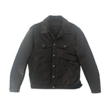 Chrome Hearts Floral Cross Patch Western Leather Jacket Black