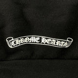 Chrome Hearts Vertical Logo Pullover Hoodie Black