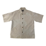 Louis Vuitton Damier Short-Sleeved Denim Shirt Biege
