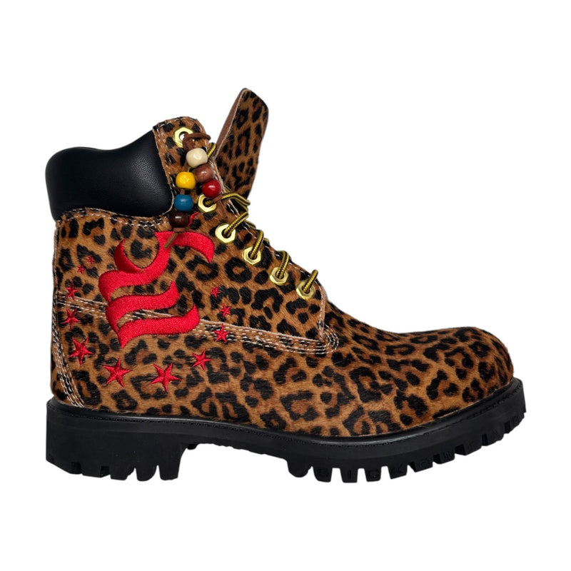 Sickowear Brown Leopard Boot