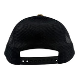 Chrome Hearts Triple Cross Patch Trucker Hat Black White