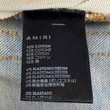 Amiri Stack Jeans Honeycomb Indigo