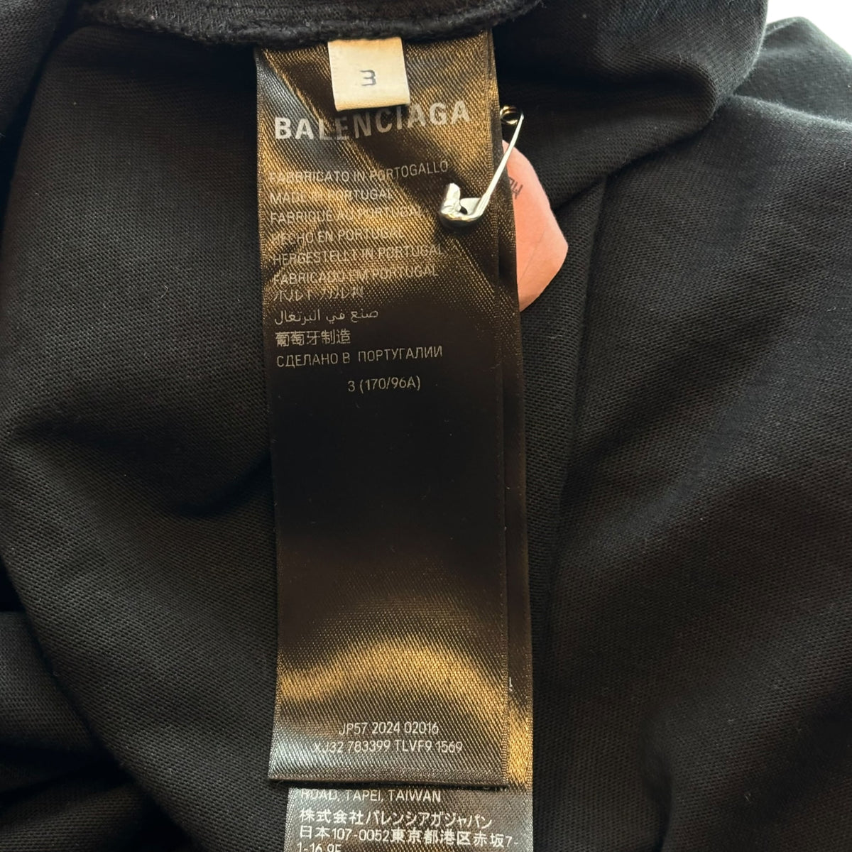 Balenciaga Unity Sports Icon Cropped Tee