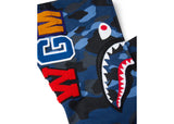 BAPE Color Camo Shark Full Zip  Hoodie Blue