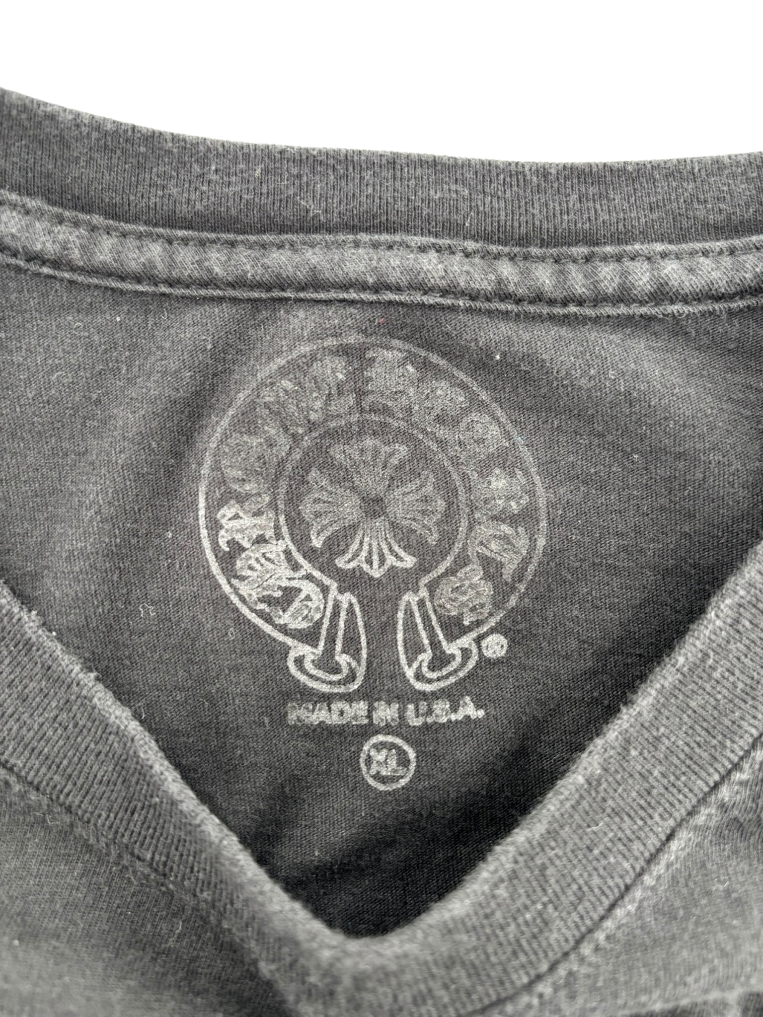 Chrome Hearts Miami Horseshoe Pocket L/S Tee Black