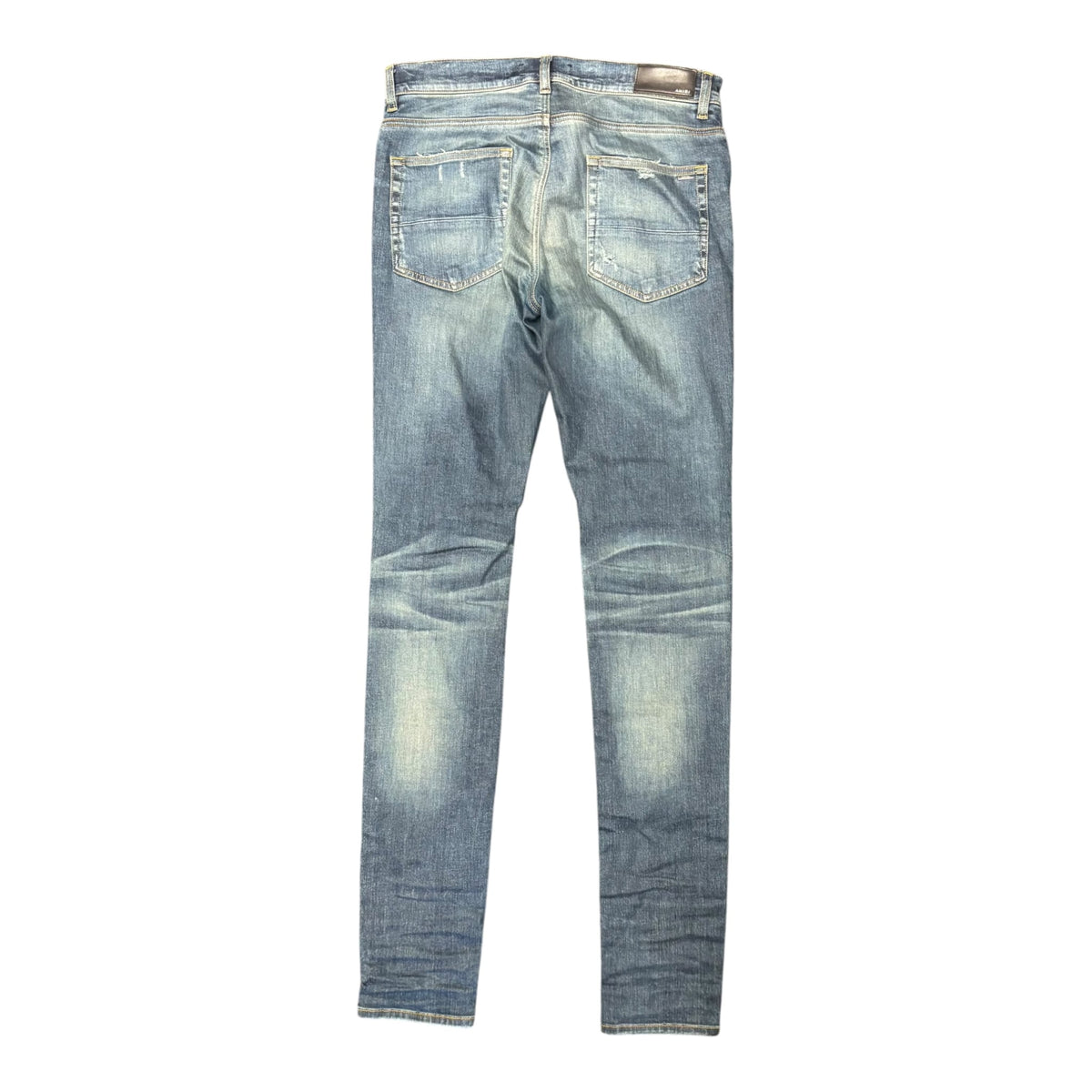 Amiri Broken Denim Jeans Deep Classic