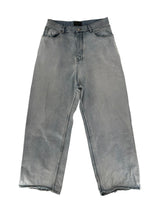 Balenciaga Denim Size Sticker Baggy Jeans