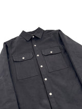 Ricke Owens Cotton Twill Jacket Black