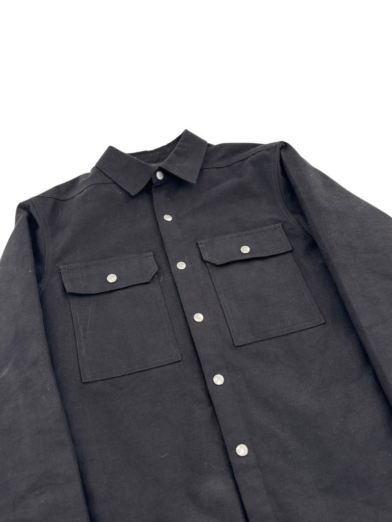 Ricke Owens Cotton Twill Jacket Black